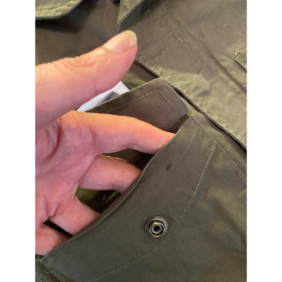 REUNION Outfitters Vest Jacket Army Green Patches Medium - Picture 8 of 11